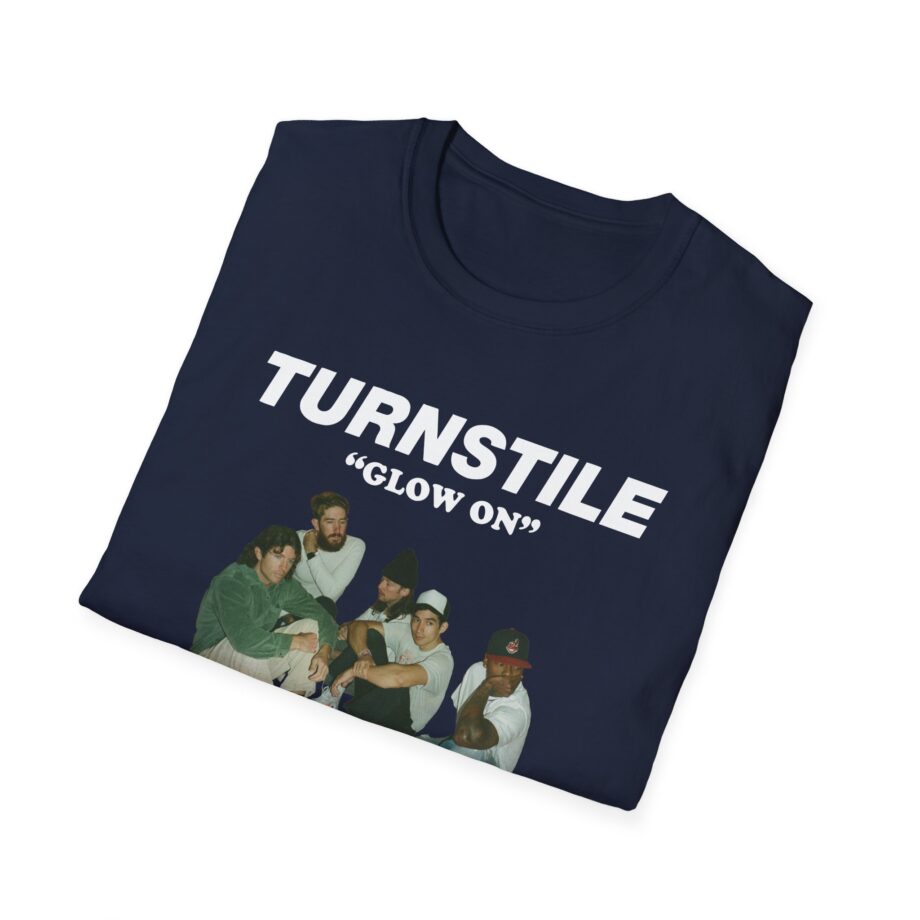 Turnstile Glow on Drawing Unisex Softstyle T-shirt