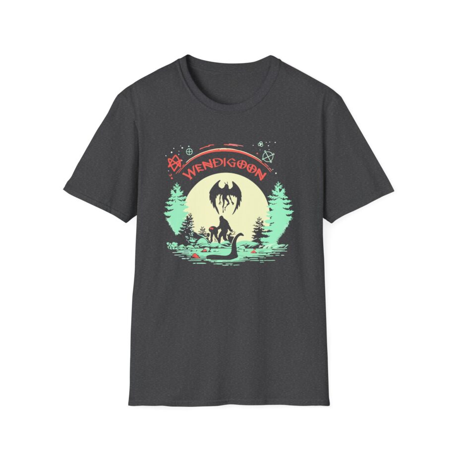 Wendigoon Cryptids on Tour Unisex Softstyle Tee