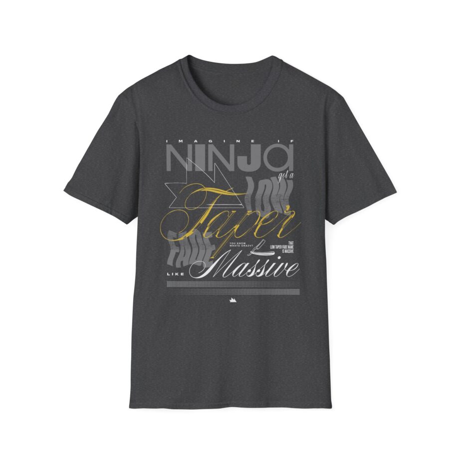 Ninja  Low Taper Fade Unisex Softstyle T-shirt