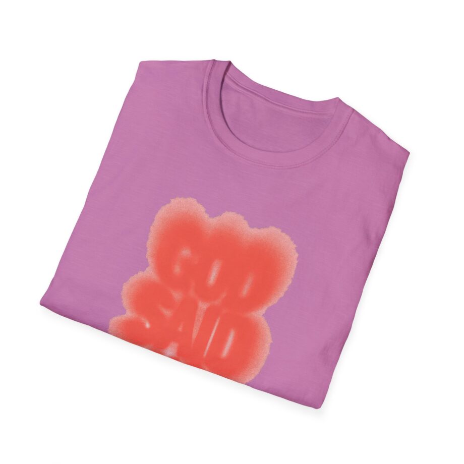 Omar Apollo God Said No Blur Unisex Softstyle T-shirt