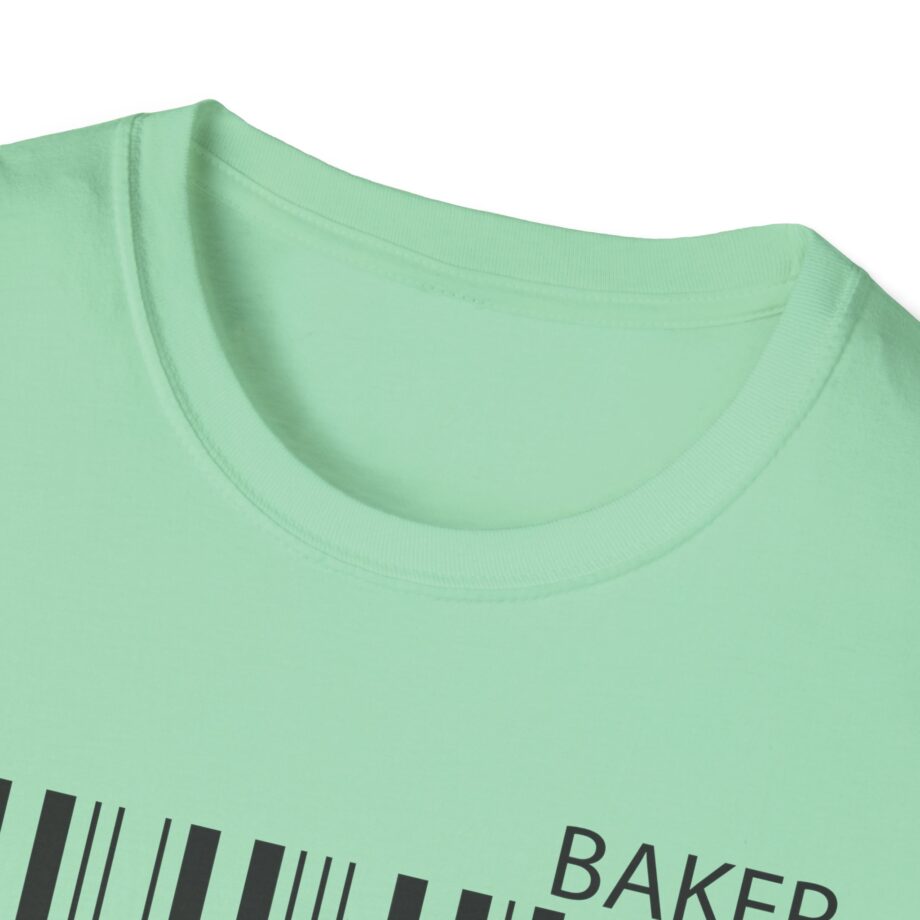 Maverick Barcode Baker Unisex Softstyle T-shirt
