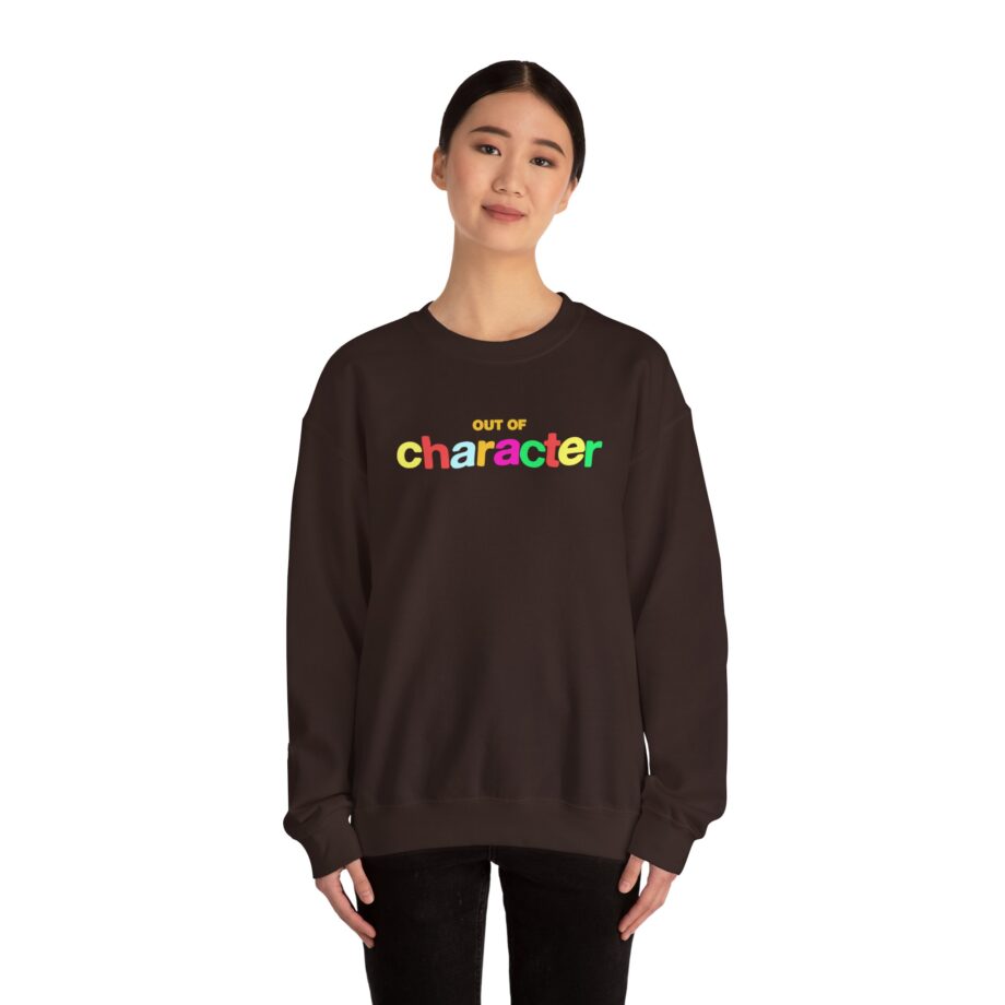 Slushy Noobz  Out Of Character Unisex Heavy Blend Crewneck Sweatshirt