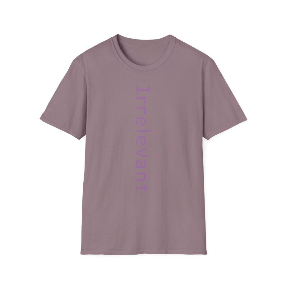 Qtcinderella Irrelevant Unisex Softstyle T-shirt