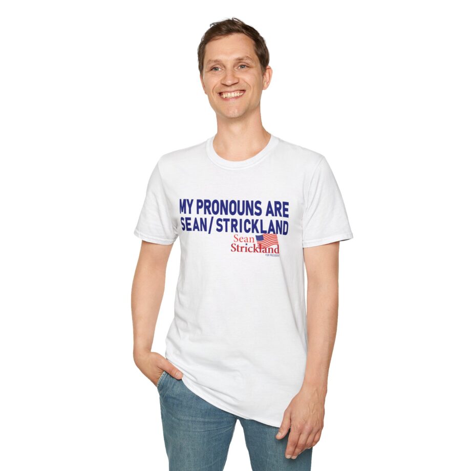 My Pronouns Are Sean Strickland Unisex Softstyle T-shirt