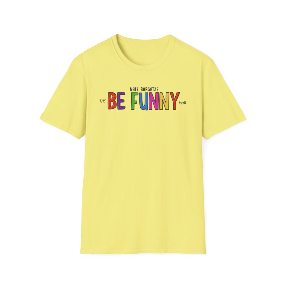 Nate Bargatze the Be Funny Tour Unisex Softstyle T-Shirt