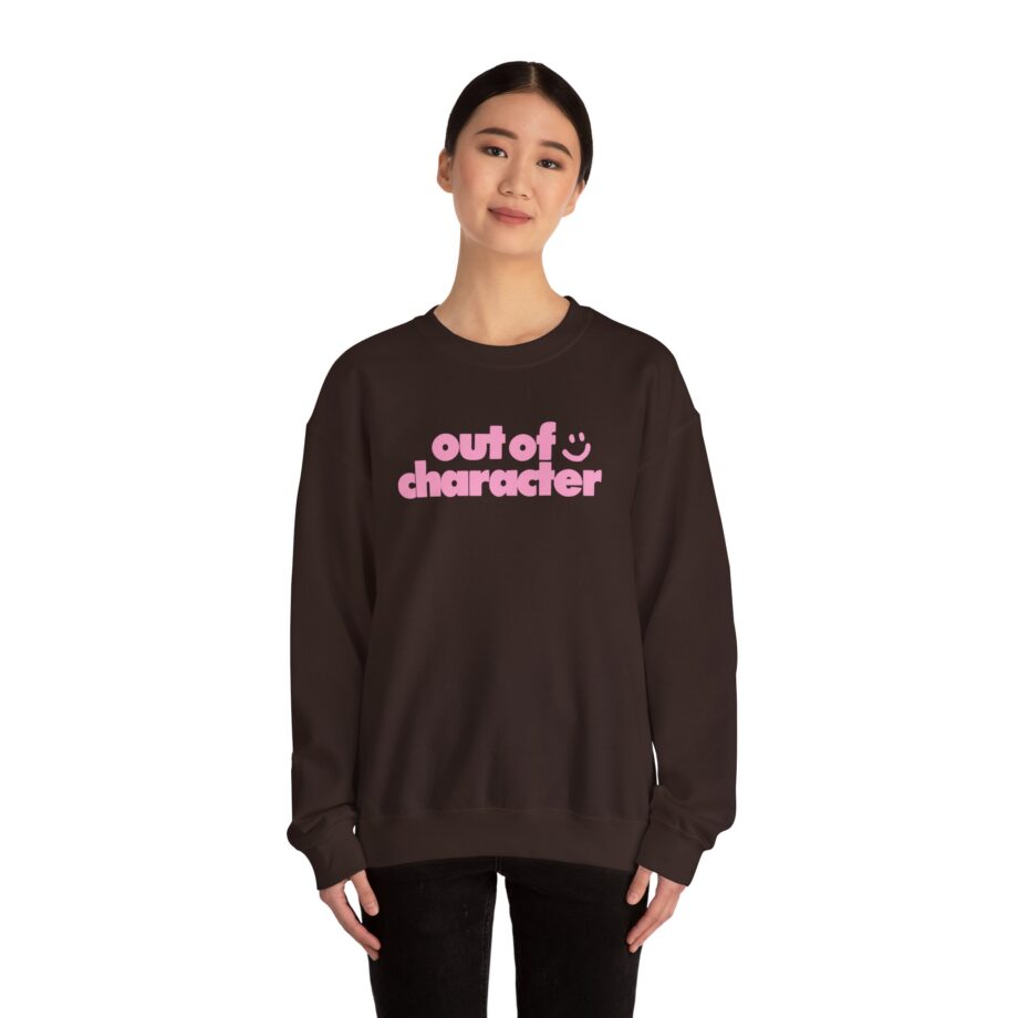 Slushy Noobz  Out Of Character Unisex Heavy Blend Crewneck Sweatshirt