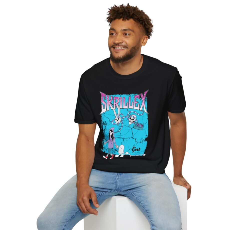Skrillex Gost Album Cover  Unisex Softstyle T-Shirt