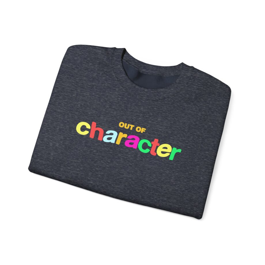 Slushy Noobz  Out Of Character Unisex Heavy Blend Crewneck Sweatshirt