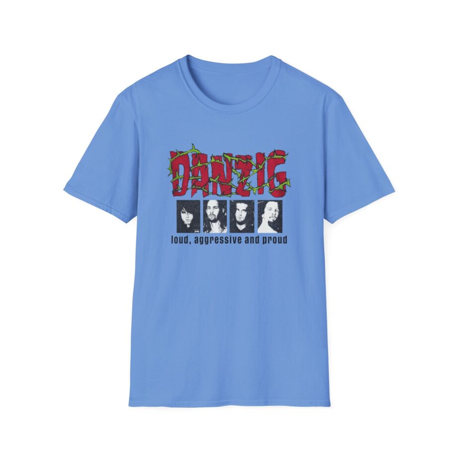 Danzig Loud Aggressive and Proud Unisex Softstyle T-Shirt