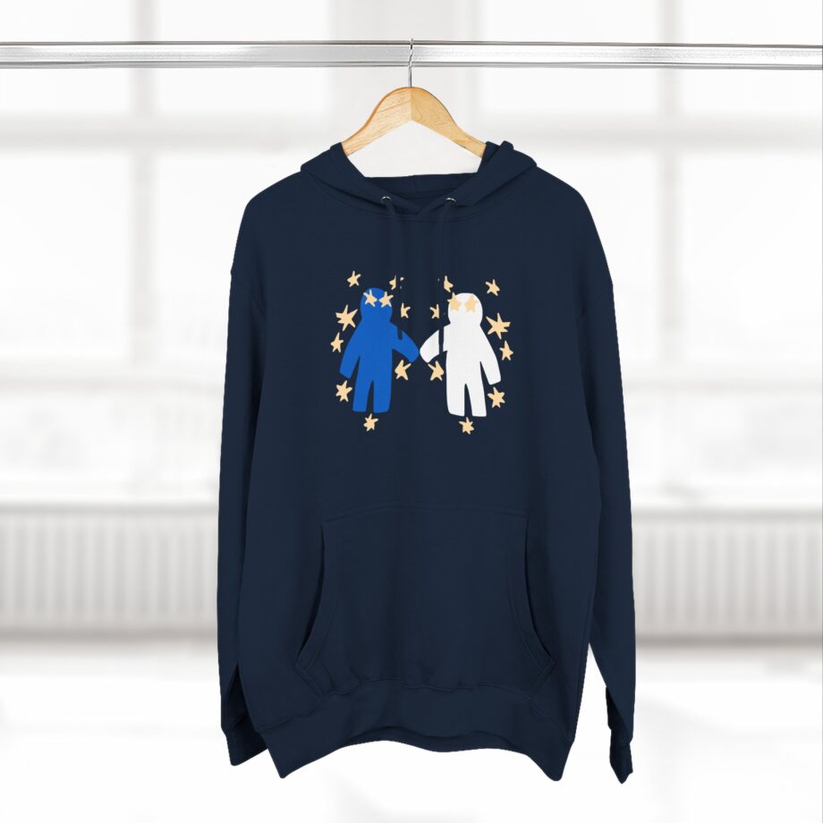 Slushy Noobz  Out Of Character Three-panel Fleece Hoodie