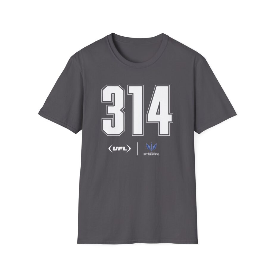 St. Louis Battlehawks Area Code Unisex Softstyle T-shirt