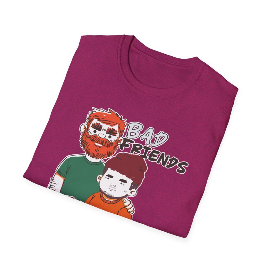 Bad Friends Hairy Unisex Softstyle T-shirt