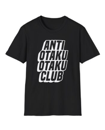 Rubius Anti Otaku Otaku Club Unisex Softstyle T-Shirt