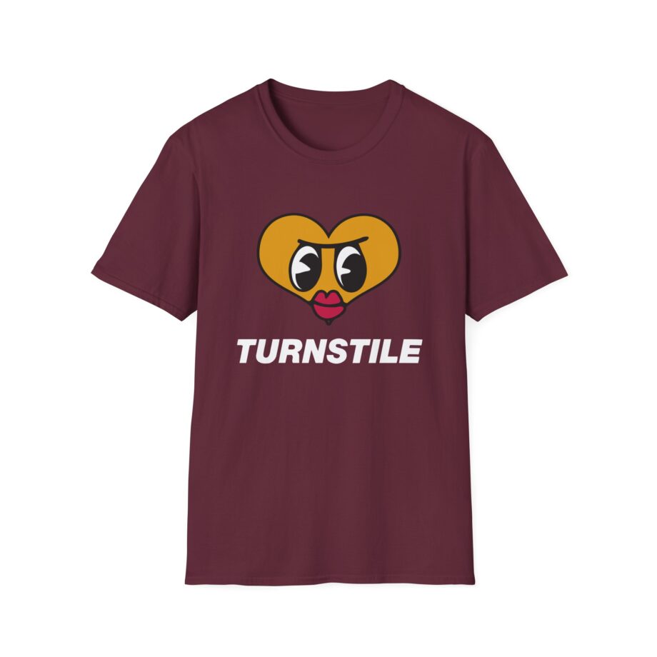 Turnstile Heart Unisex Softstyle T-shirt