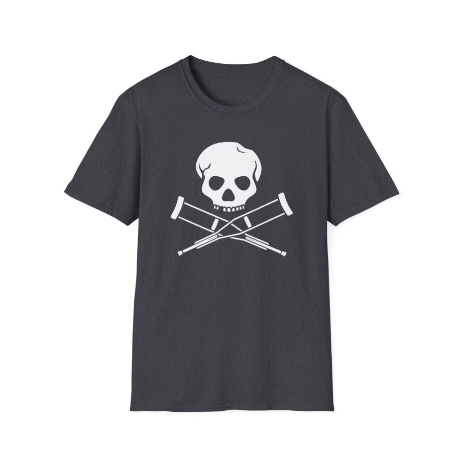 Jackass Skull and Crutches Unisex Softstyle T-Shirt