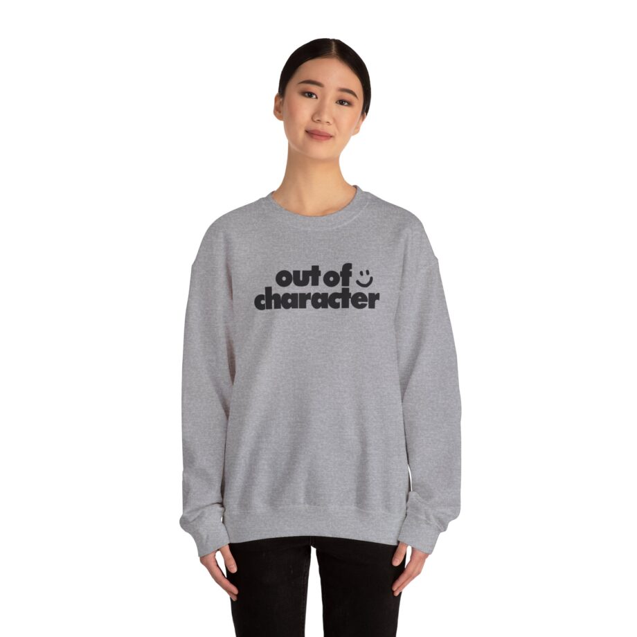 Slushy Noobz Out of Character Unisex Heavy Blend Crewneck Sweatshirt