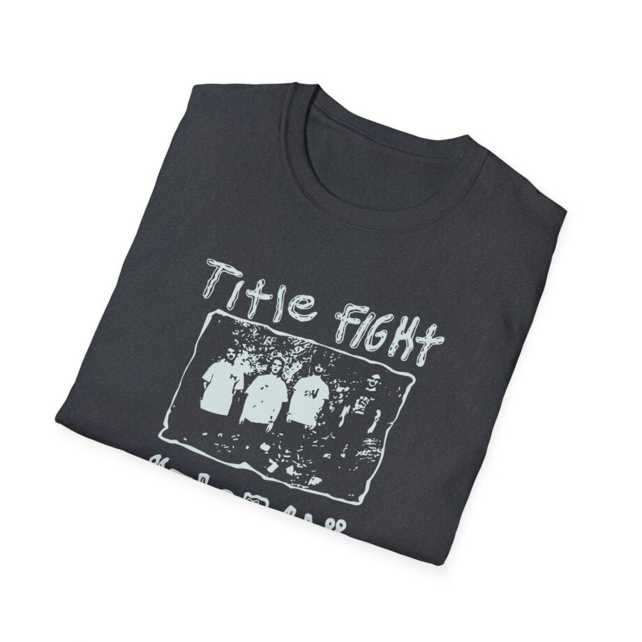 Title Fight Floral Green Unisex Softstyle T-Shirt