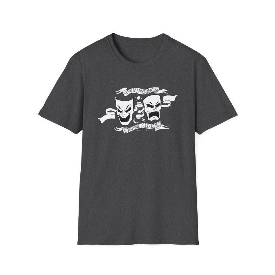 Will Wood the Main Character Unisex Softstyle T-shirt