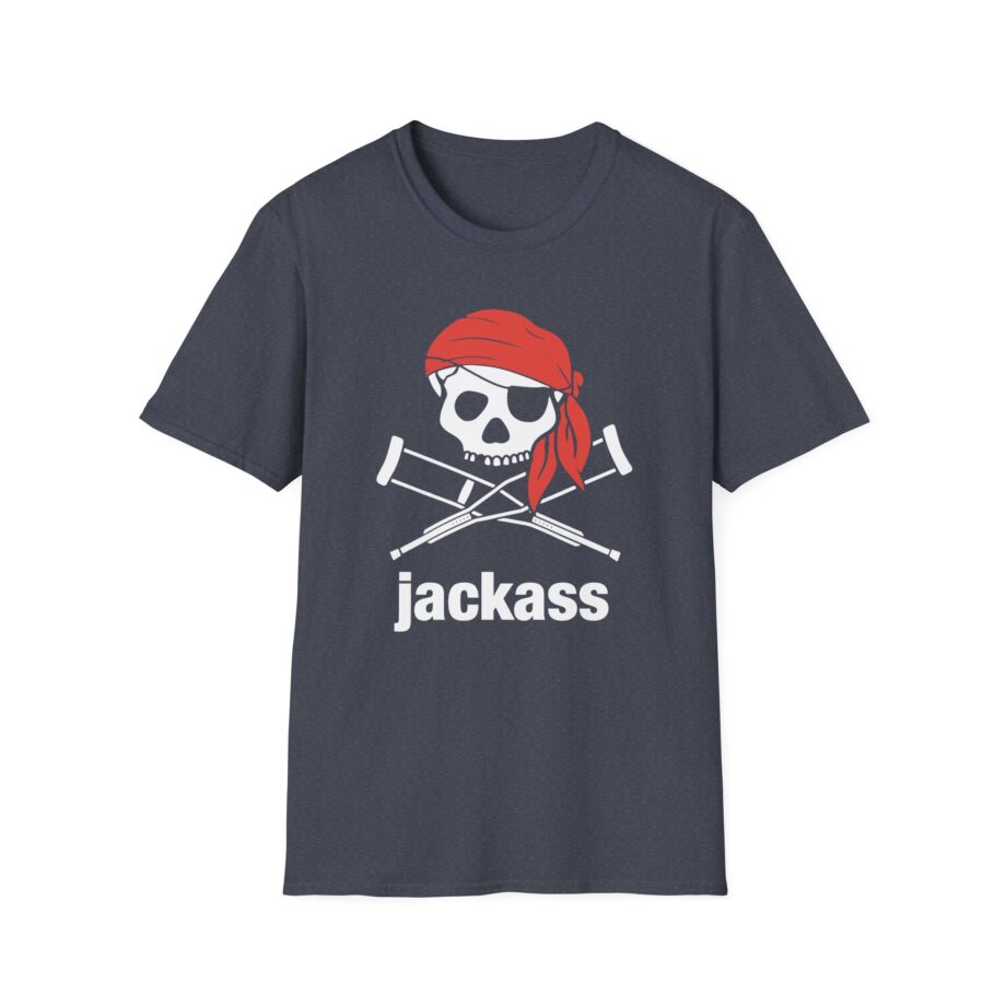 Jackass Skull and Crutches Unisex Softstyle T-Shirt