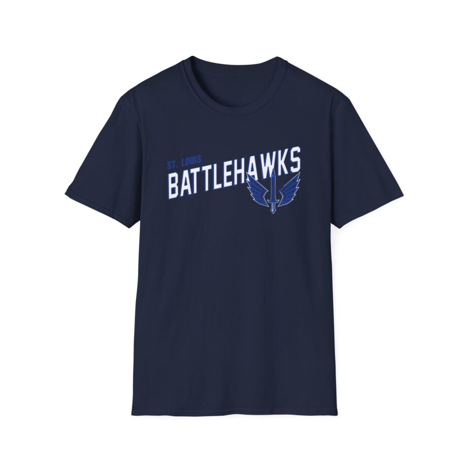 St. Louis Battlehawks 108 Stitches Tarc Merman  Unisex Softstyle T-Shirt