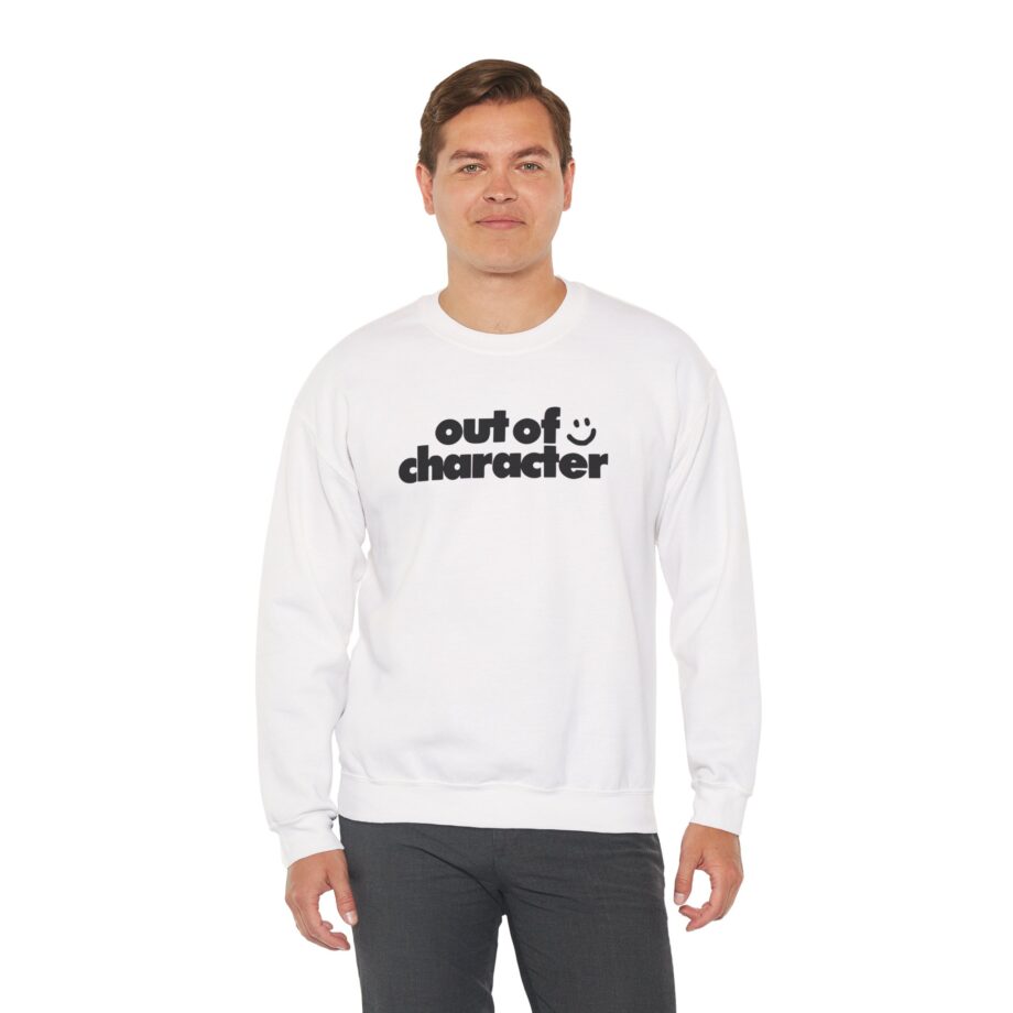 Slushy Noobz Out of Character Unisex Heavy Blend Crewneck Sweatshirt