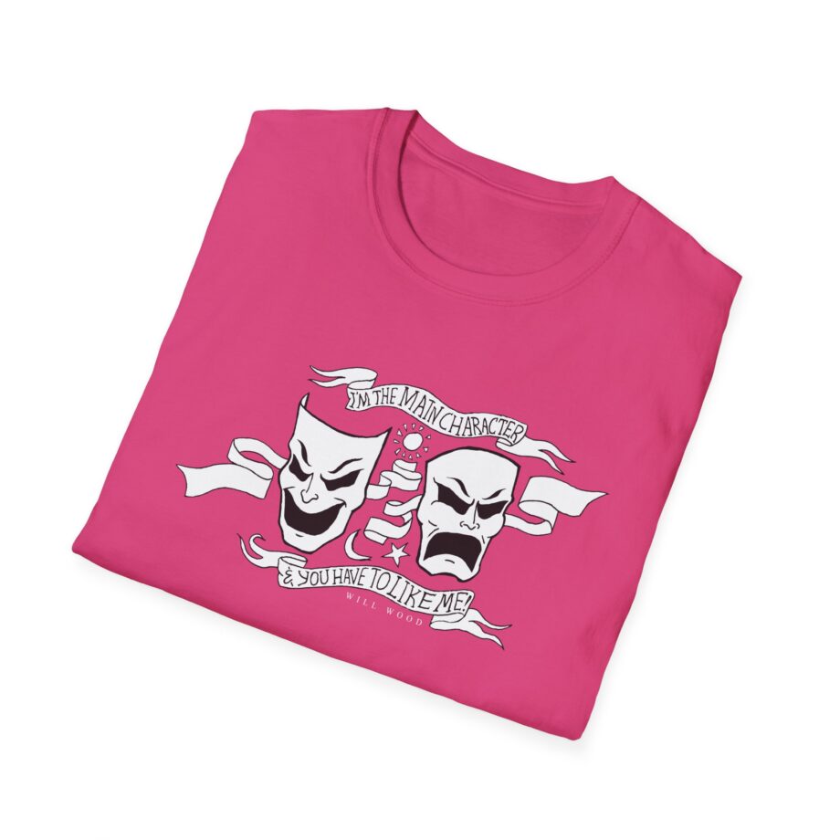 Will Wood the Main Character Unisex Softstyle T-shirt