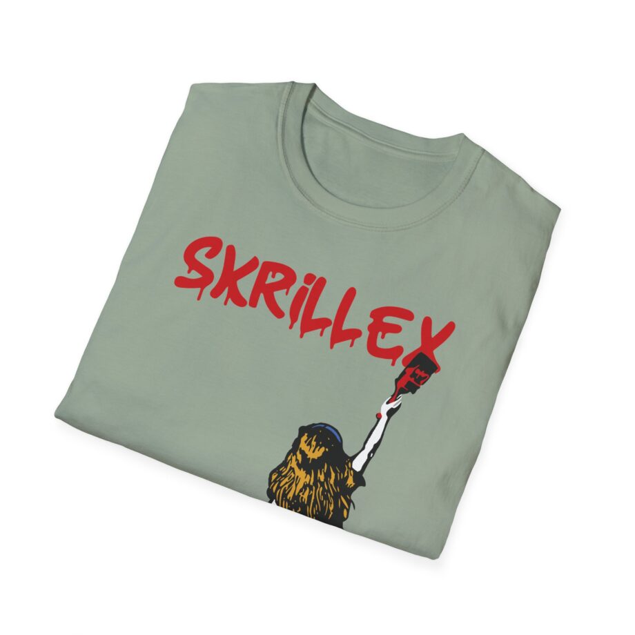 skrillex red girl Unisex Softstyle T-Shirt