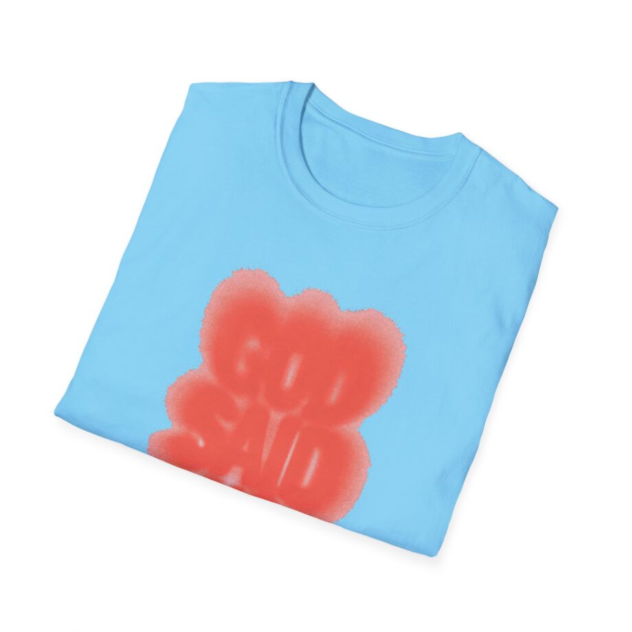 Omar Apollo God Said No Blur Unisex Softstyle T-shirt