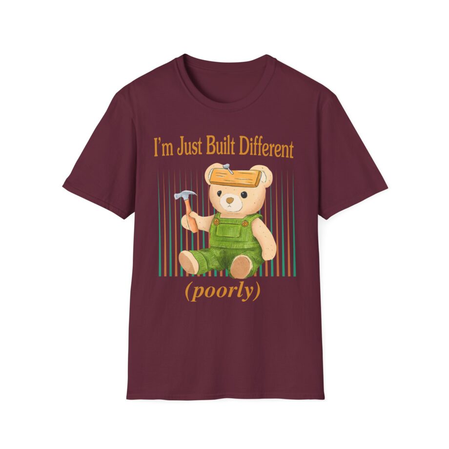 Philip Defranco Built Different Poorly Unisex Softstyle T-Shirt
