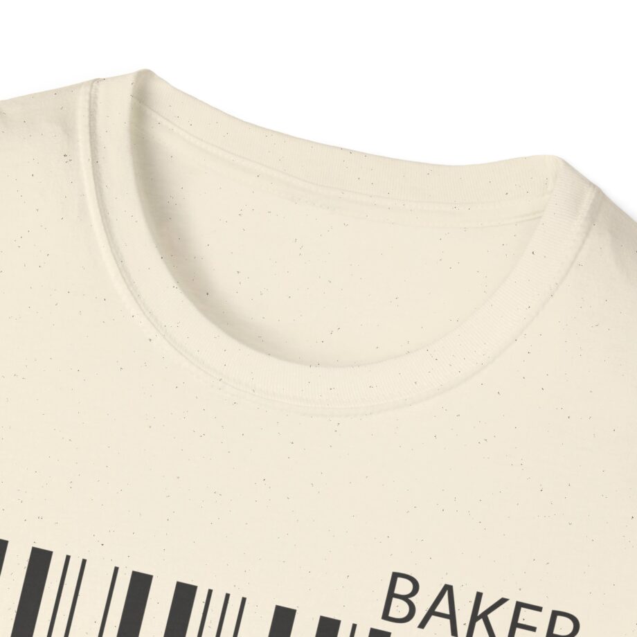 Maverick Barcode Baker Unisex Softstyle T-shirt