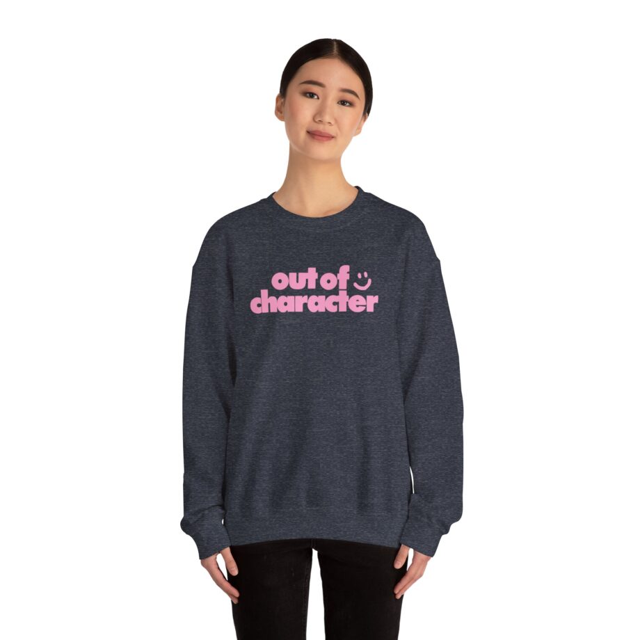 Slushy Noobz  Out Of Character Unisex Heavy Blend Crewneck Sweatshirt
