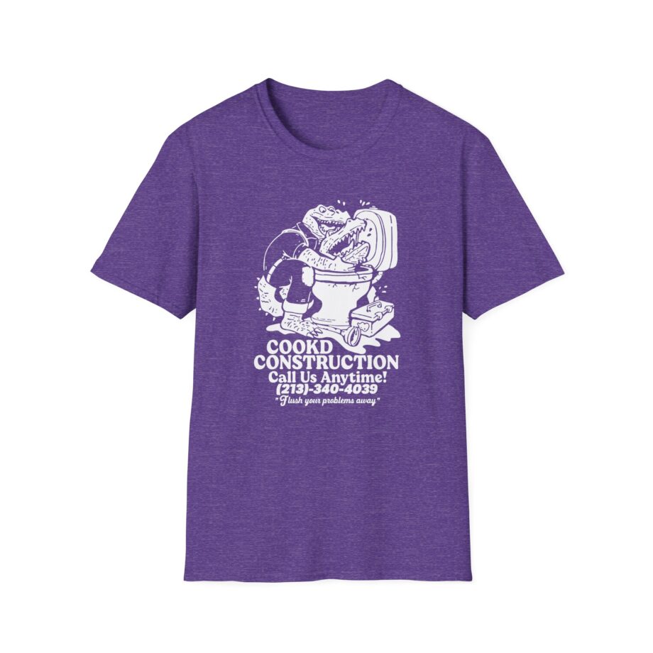 Lazarbeam  Cookd Construction Call Us Anytime Unisex Softstyle T-Shirt