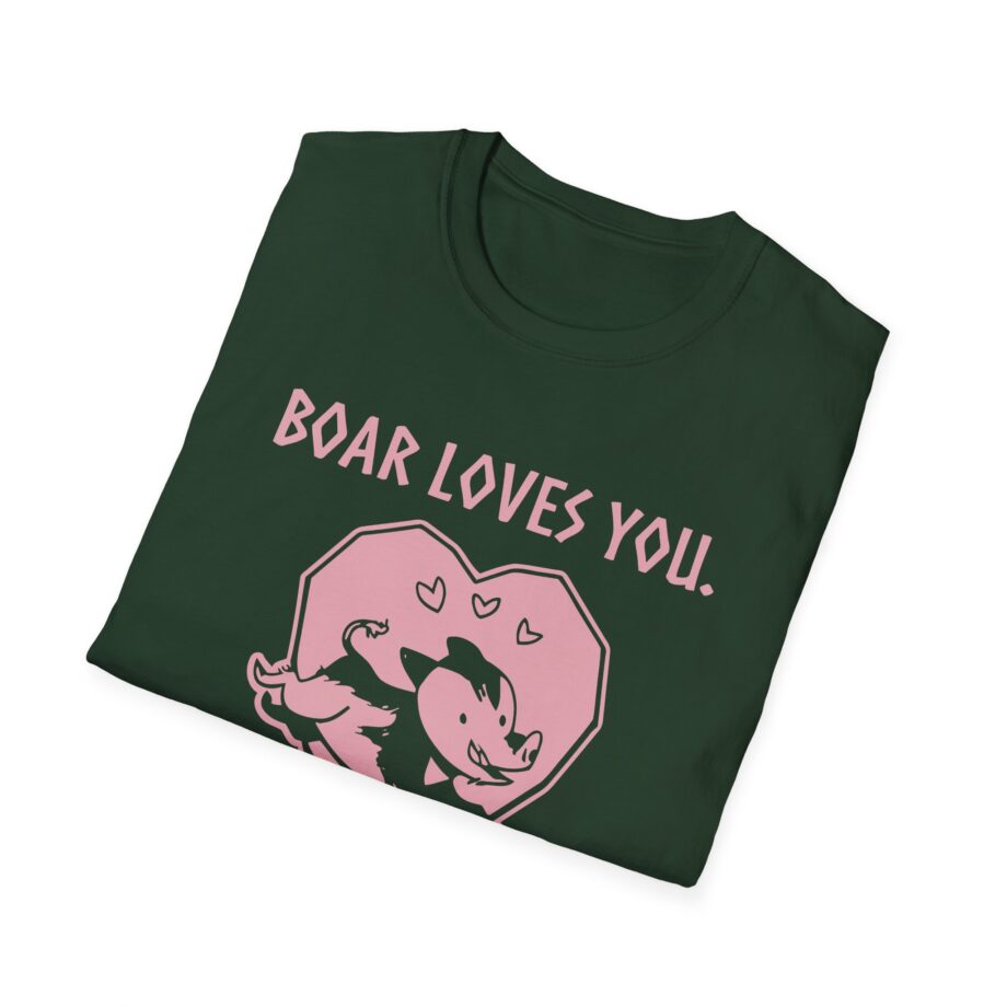 Valheim Boar Loves You Unisex Softstyle T-shirt