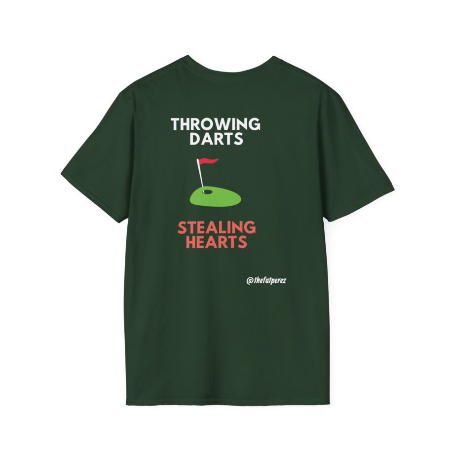 Fat Perez Throwing Darts Stealing Hearts Unisex Softstyle T-Shirt