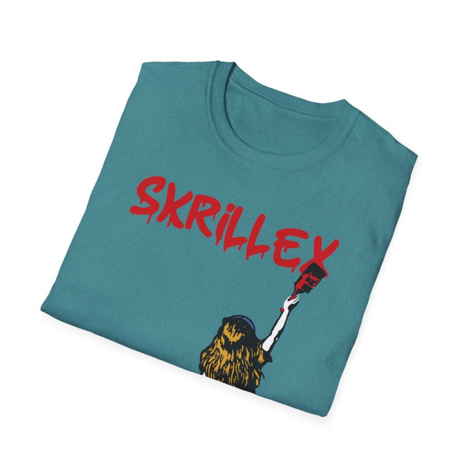 skrillex red girl Unisex Softstyle T-Shirt