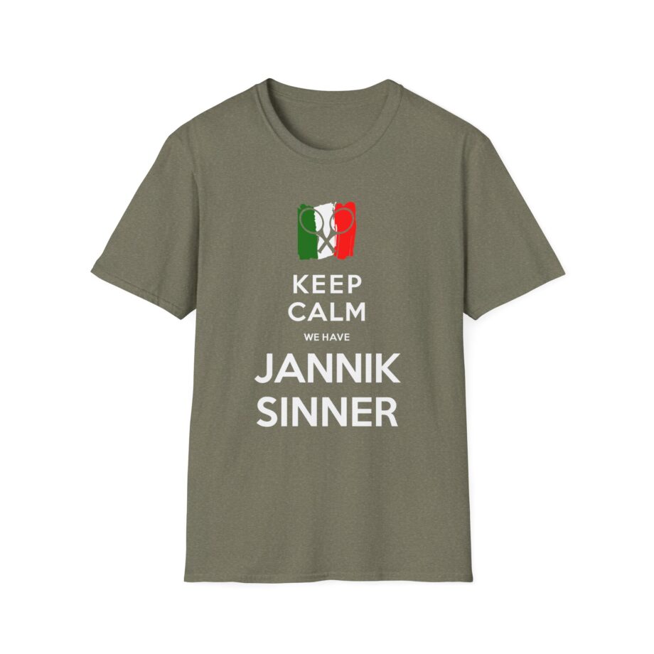 Jannik Sinner Keep Calm We Have  Unisex Softstyle T-Shirt