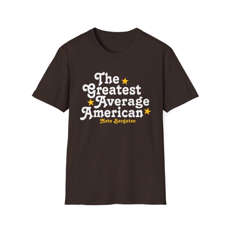 The Greatest Average American Nate Bargatze Unisex Softstyle T-Shirt