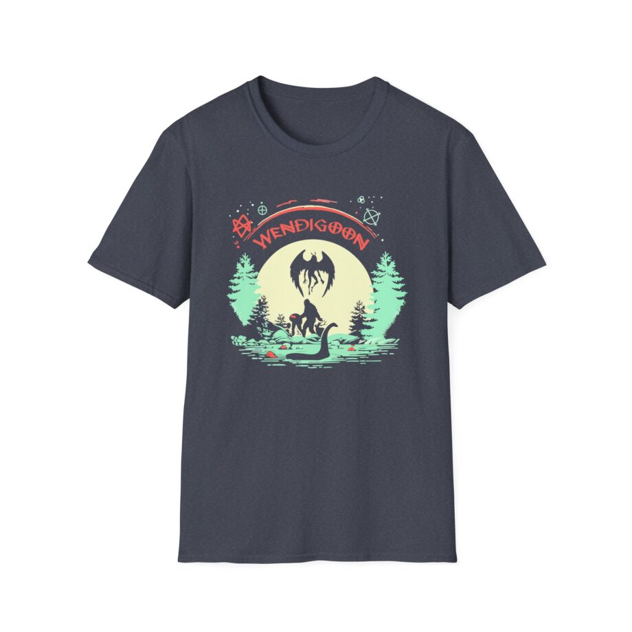 Wendigoon Cryptids on Tour Unisex Softstyle Tee