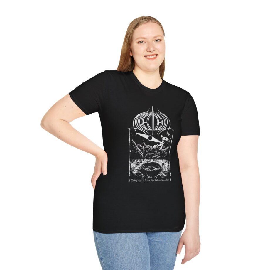 Amigo the Devil  Heavens on Fire Unisex Softstyle T-shirt