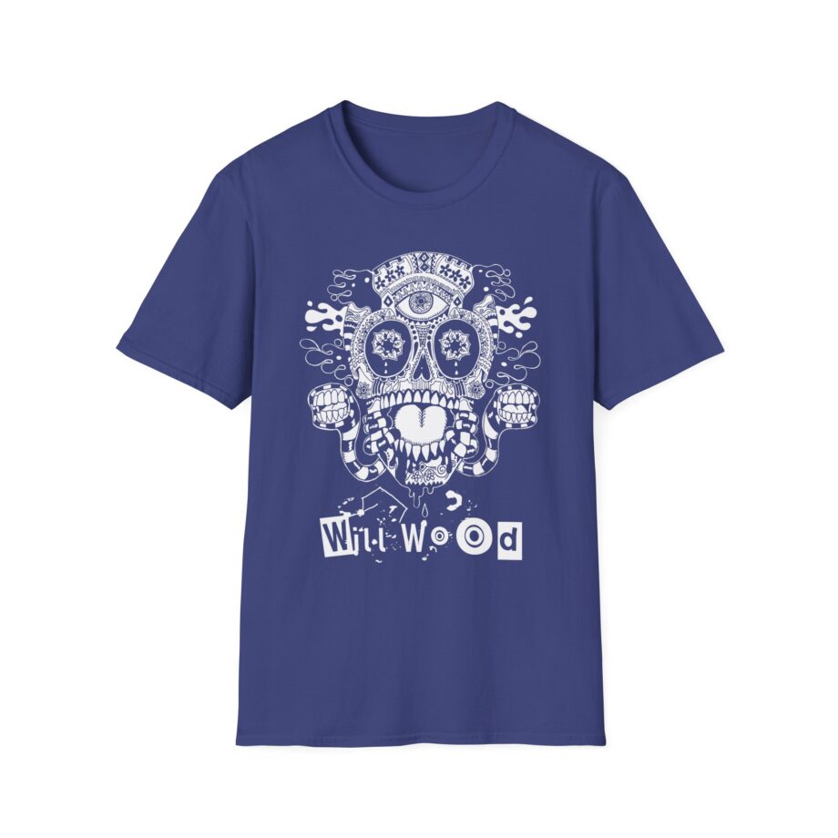 Will Wood Host Skull Unisex Softstyle T-shirt