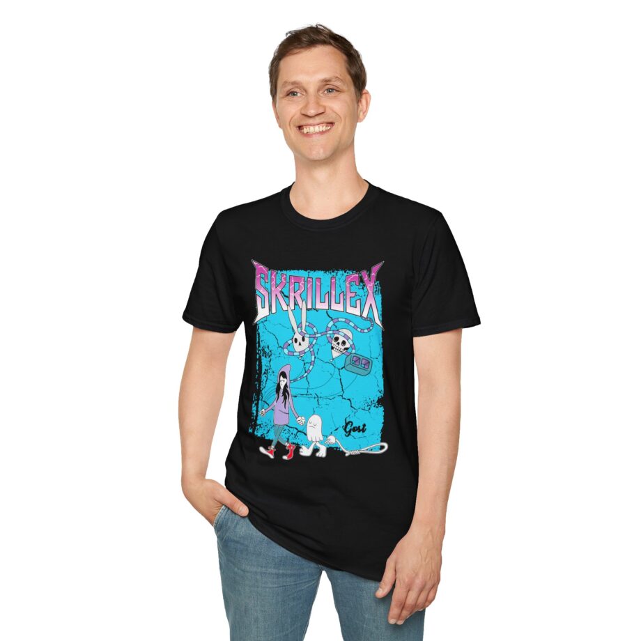 Skrillex Gost Album Cover  Unisex Softstyle T-Shirt