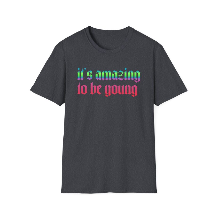 Fontaines It's Amazing To Be Young  Unisex Softstyle T-Shirt