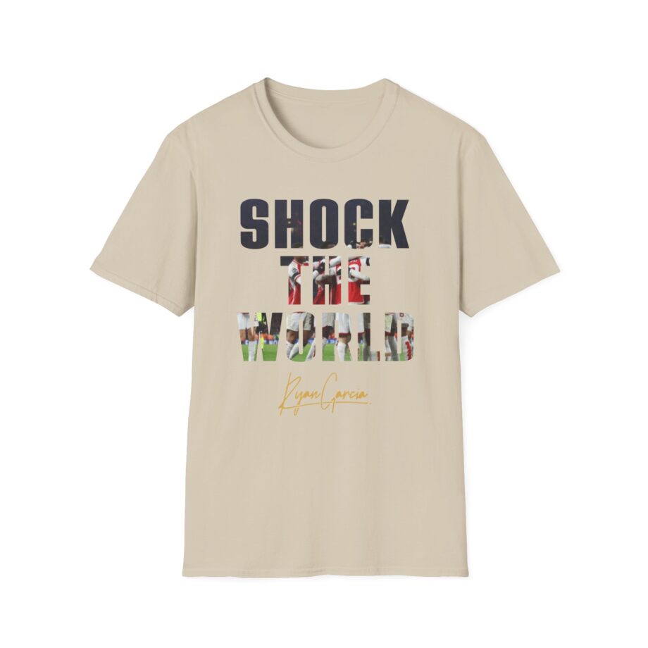 Ryan Garcia Shock the World Unisex Softstyle T-shirt