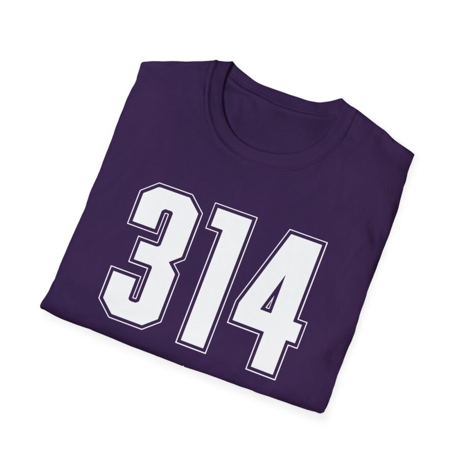 St. Louis Battlehawks Area Code Unisex Softstyle T-shirt