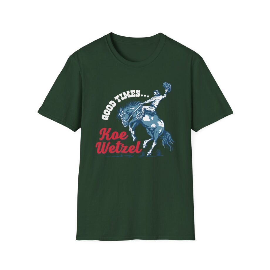 Koe Wetzel Good Times Bronco Unisex Softstyle T-shirt