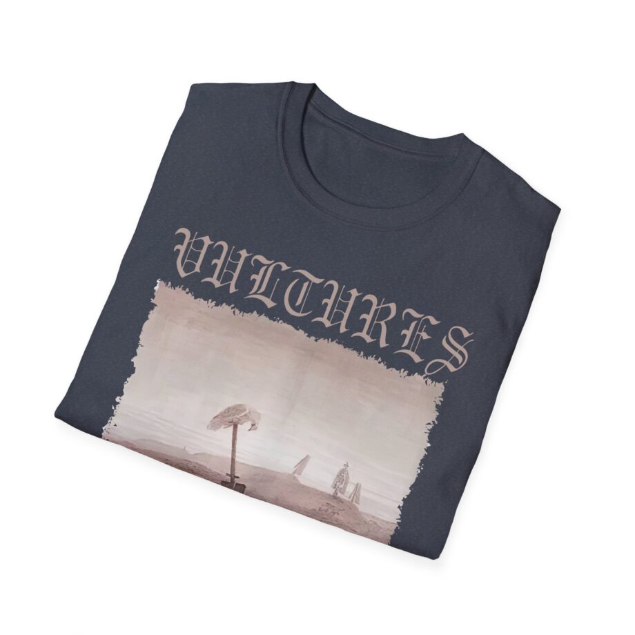 Vultures Graphic Unisex Softstyle T-Shirt - Edgy Vintage Art Tee