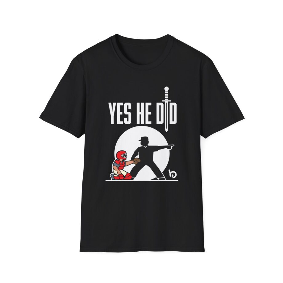 Trevor Bauer Yes He Did Unisex Softstyle T-Shirt
