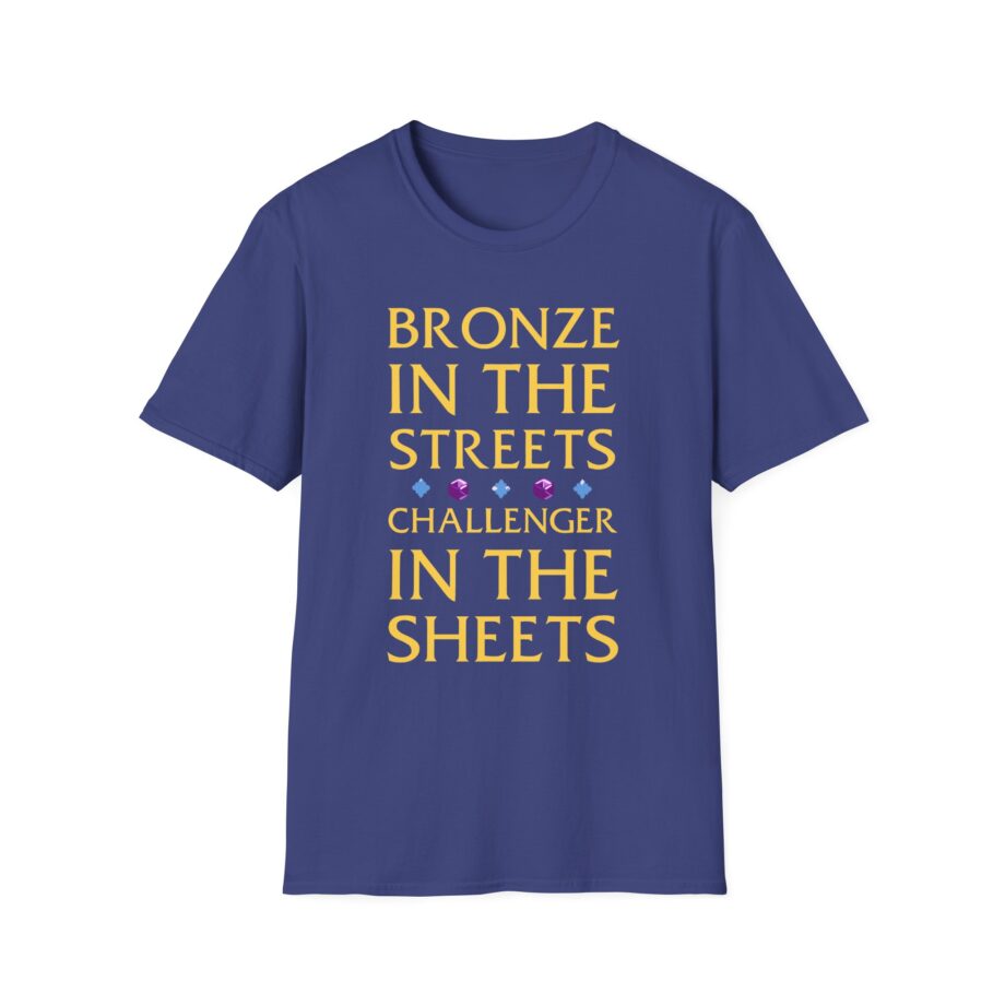 Mizkif Bronze in the Streets Challenger in the Sheets Unisex Softstyle T-shirt