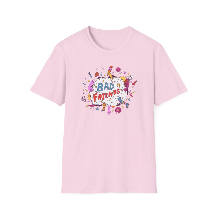 Bad Friends Fight Cloud Unisex Softstyle T-shirt