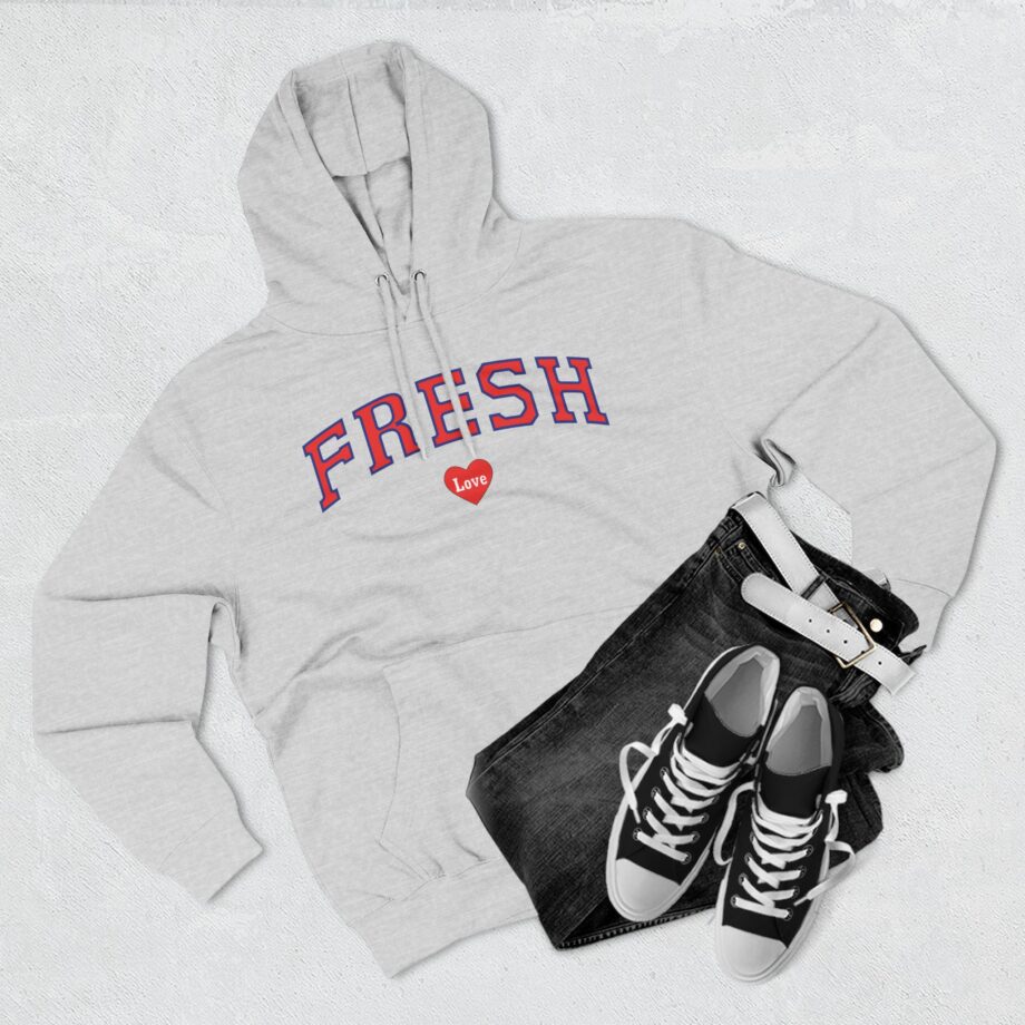Fresh Love Heart  Three-panel Fleece Hoodie
